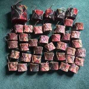 41 drum ornaments.  Handmade.